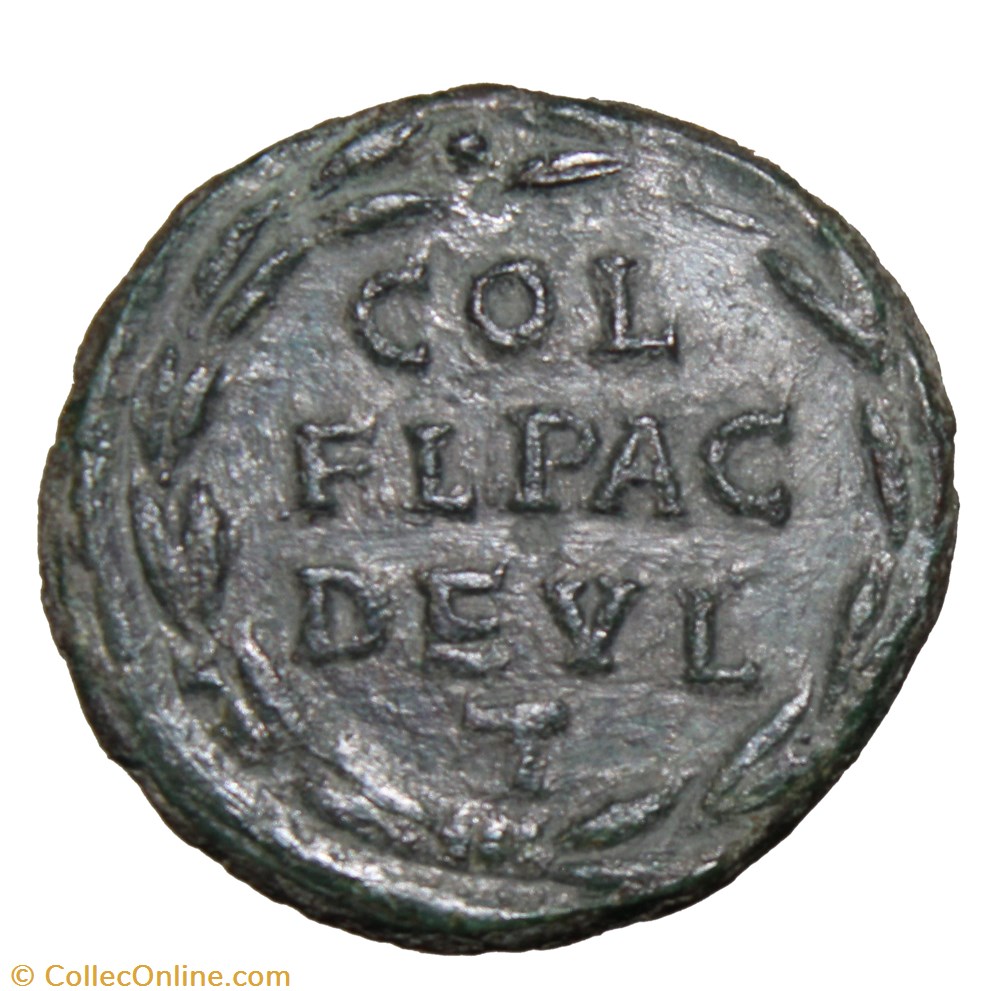Diassaria Gordien lauré, texte monnaie antique av jc ap romaine provinciale diassaria gordien laure texte