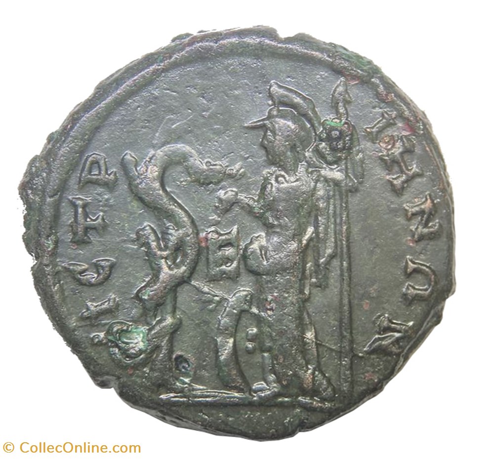 Gordien pentassaria Athena monnaies antiquite av jc ap romaines provinciales gordien pentassaria athena