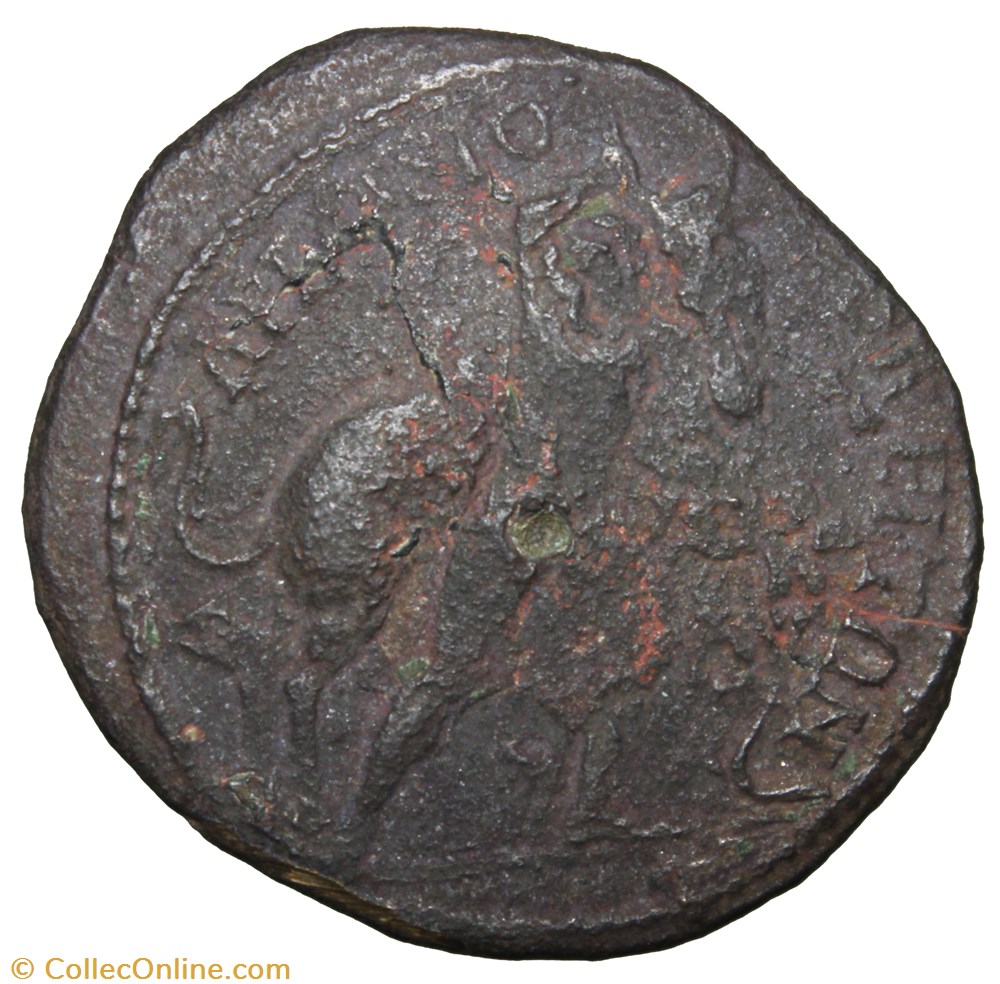 Gordien Hexassaria Hercules monnaie antique av jc ap romaine provinciale gordien hexassaria hercules