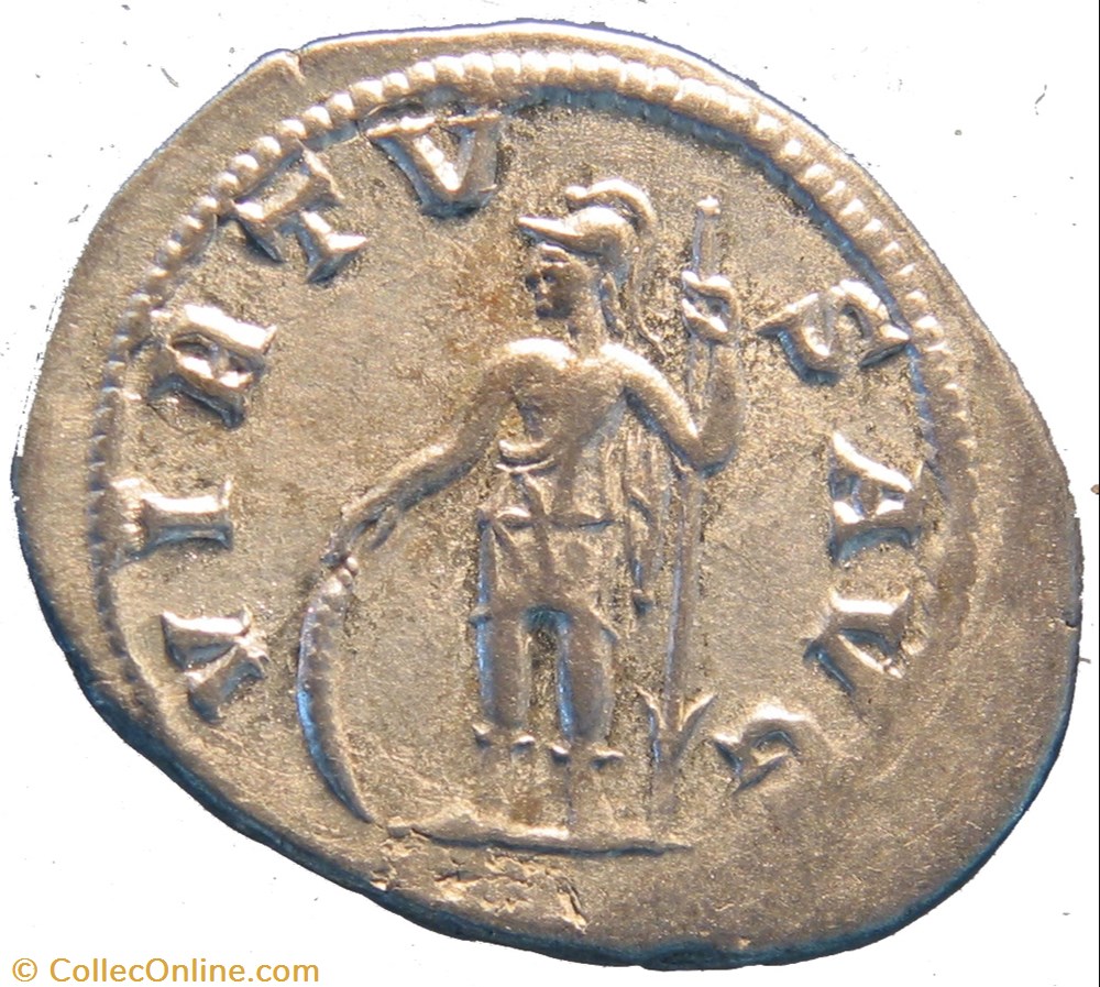 Antoninien 1ere émission Virtus monnaies antiquite av jc ap romaines republicaines imperiales antoninien 1ere emission virtus