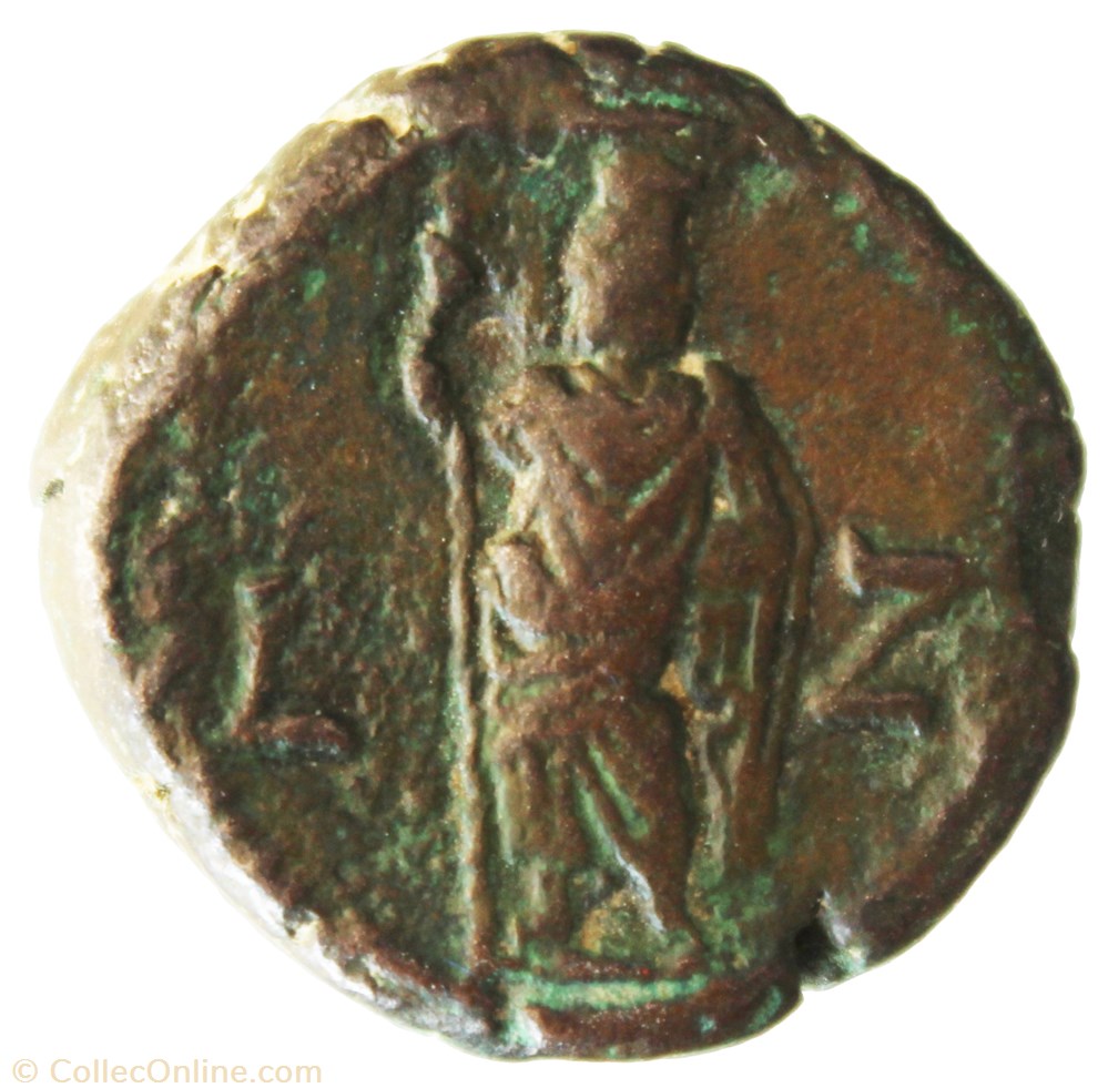 Gordien Auguste an 7 Sarapis monnaie antique av jc romaine provinciale gordien auguste an 7 sarapis