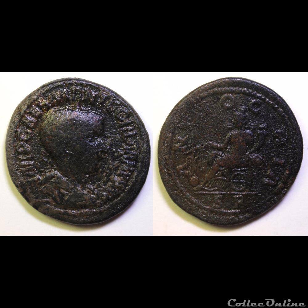Première émission Gordien AE 33 Fortune monnaie antique av jc ap romaine provinciale premiere emission gordien ae 33 fortune