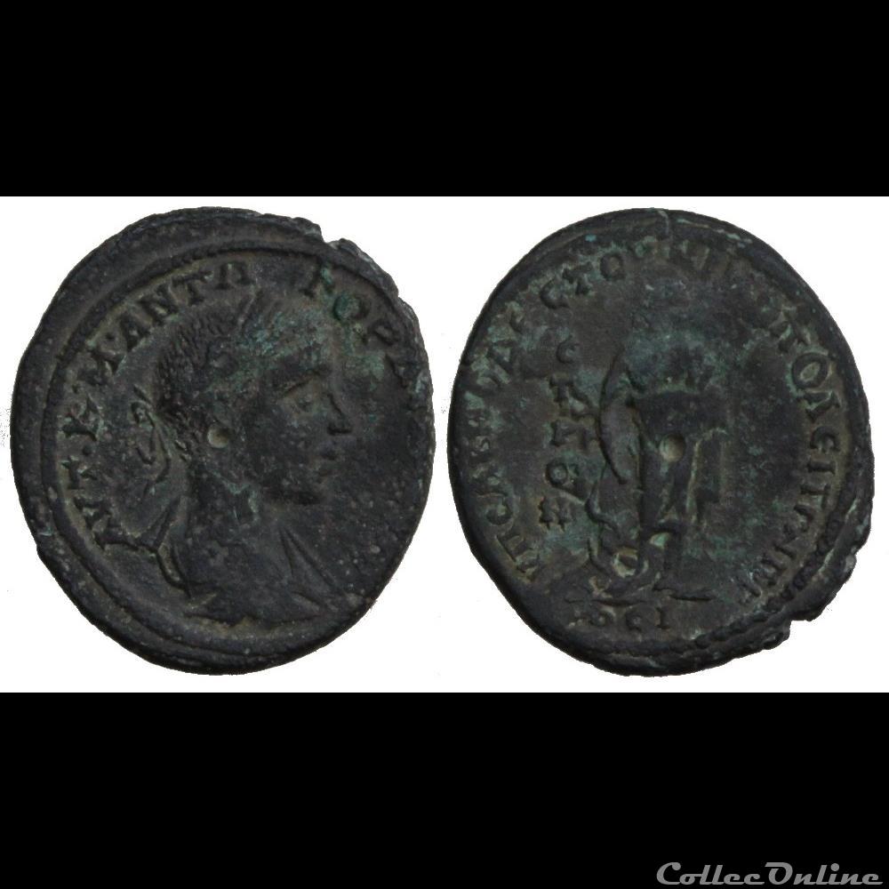 Asklépios monnaie antique romaine provinciale asklepios