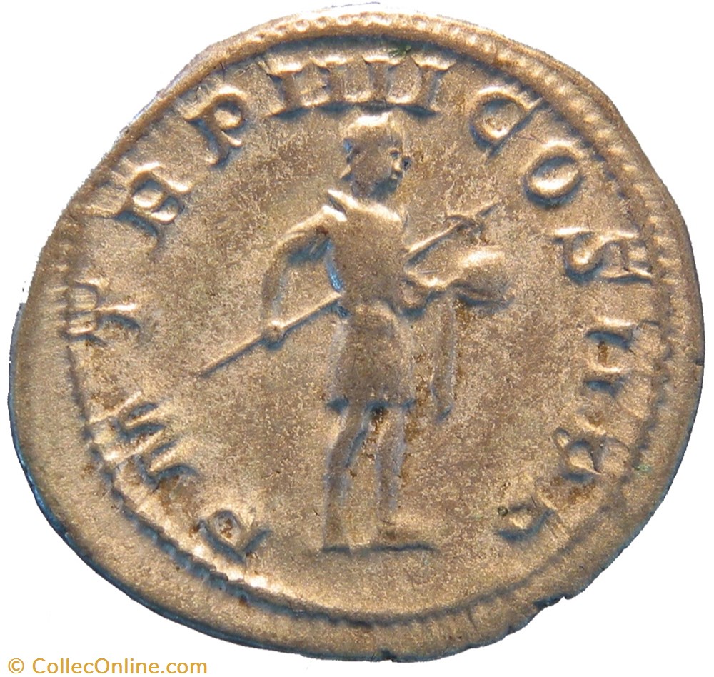 antoninien 4e émission Gordien monnaie antique av jc ap romaine antoninien 4e emission gordien