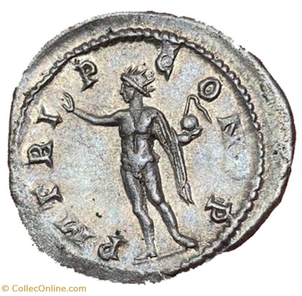 Antoninien 1ere émission Sol monnaies antiquite av jc ap romaines republicaines imperiales antoninien 1ere emission sol