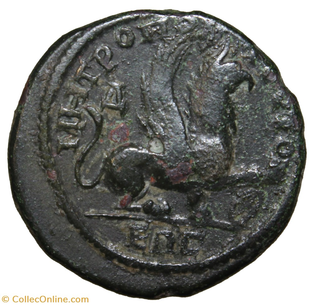 Tetrassaria Gordien Griffon ou sphynx monnaie antique av jc ap romaine provinciale tetrassaria gordien griffon ou sphynx