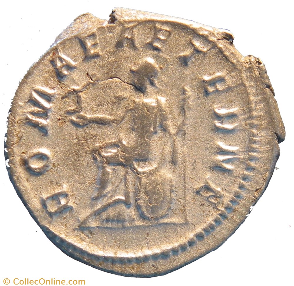 antoninien 3e émission 3e phase Rome fautée monnaie antique av jc ap romaine antoninien 3e emission 3e phase rome fautee