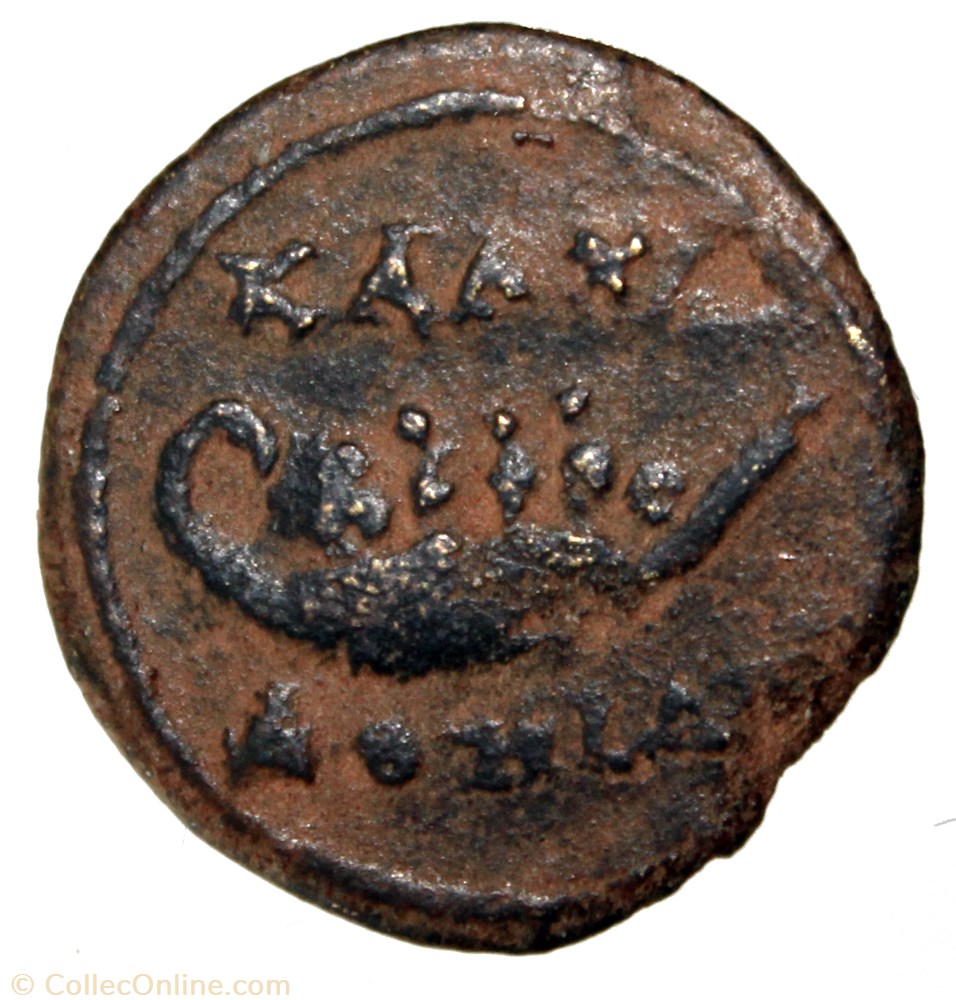 Tranquilline Calchedonia galère monnaie antique av jc ap romaine provinciale tranquilline calchedonia galere