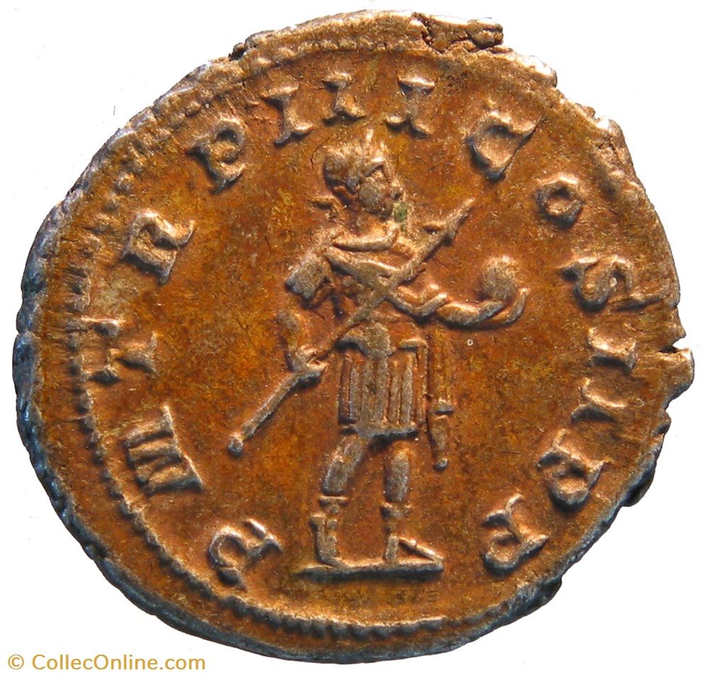 antoninien 4e émission Gordien monnaie antique av jc ap romaine antoninien 4e emission gordien