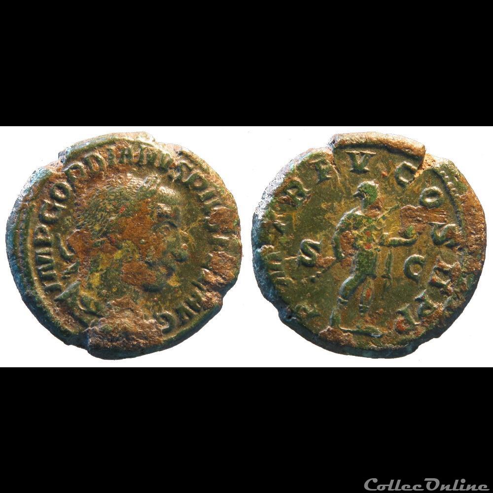 as 4e émission P M TR P V COS II P P Gordien monnaie antique romaine as 4e emission p m tr p v cos ii p p gordien