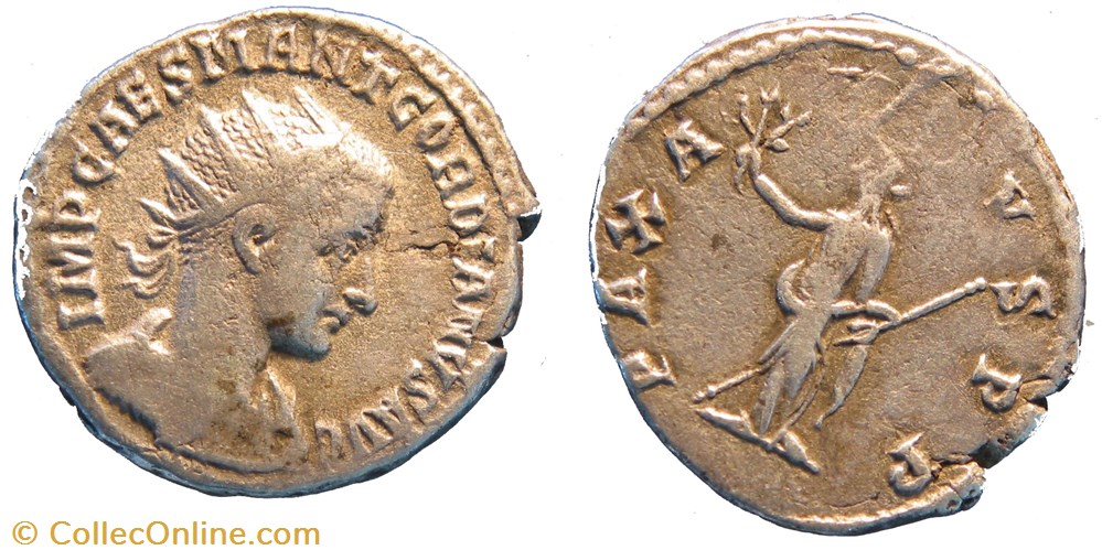 Antoninien 1ere émission Pax fauté monnaie antique av jc ap romaine antoninien 1ere emission pax faute