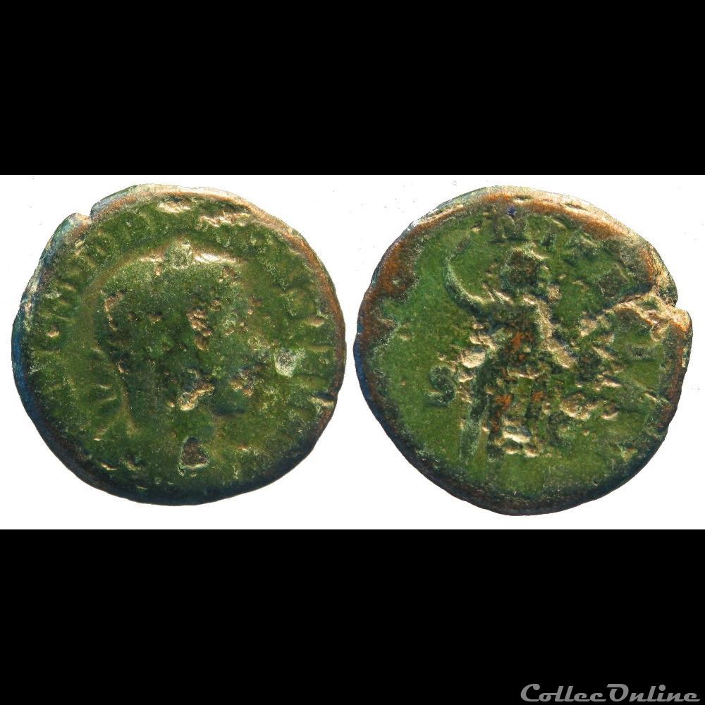 as 4e émission AETERNITATI AVG gauche monnaie antique romaine as 4e emission aeternitati avg gauche