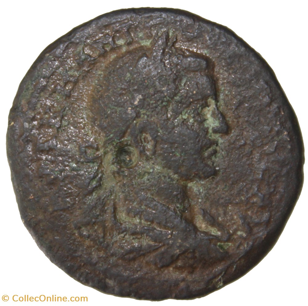 Triassaria Sarapis monnaie antique av jc romaine provinciale triassaria sarapis