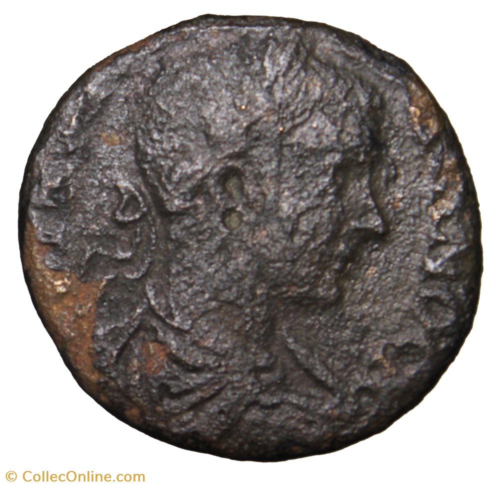 monnaie antique av jc romaine provinciale gordien triassaria apollon