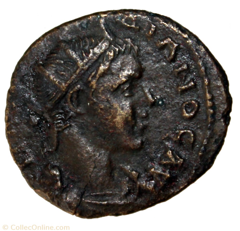 Gordien AE20 3 étendards monnaie antique av jc ap romaine provinciale gordien ae20 3 etendards