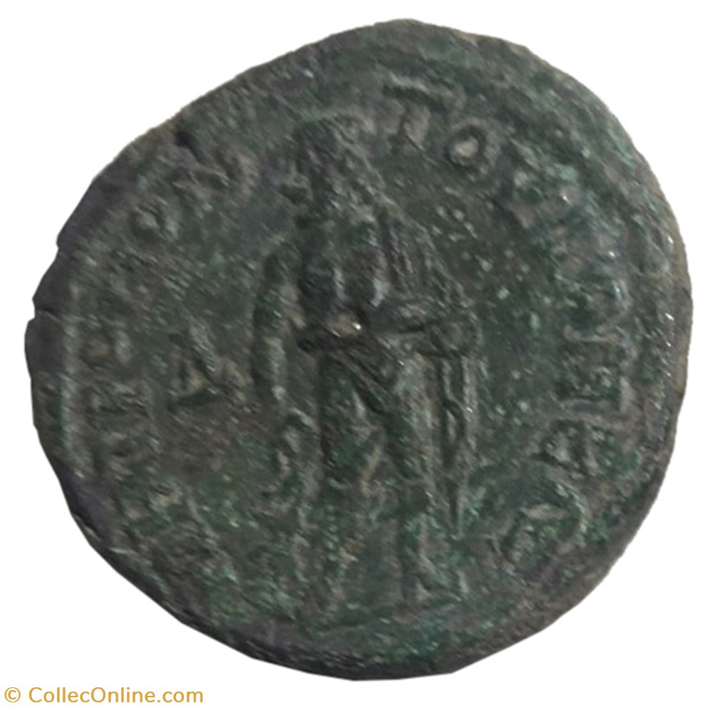 Tétrassaria Gordien Asklepios monnaies antiquite av jc ap romaines provinciales tetrassaria gordien asklepios