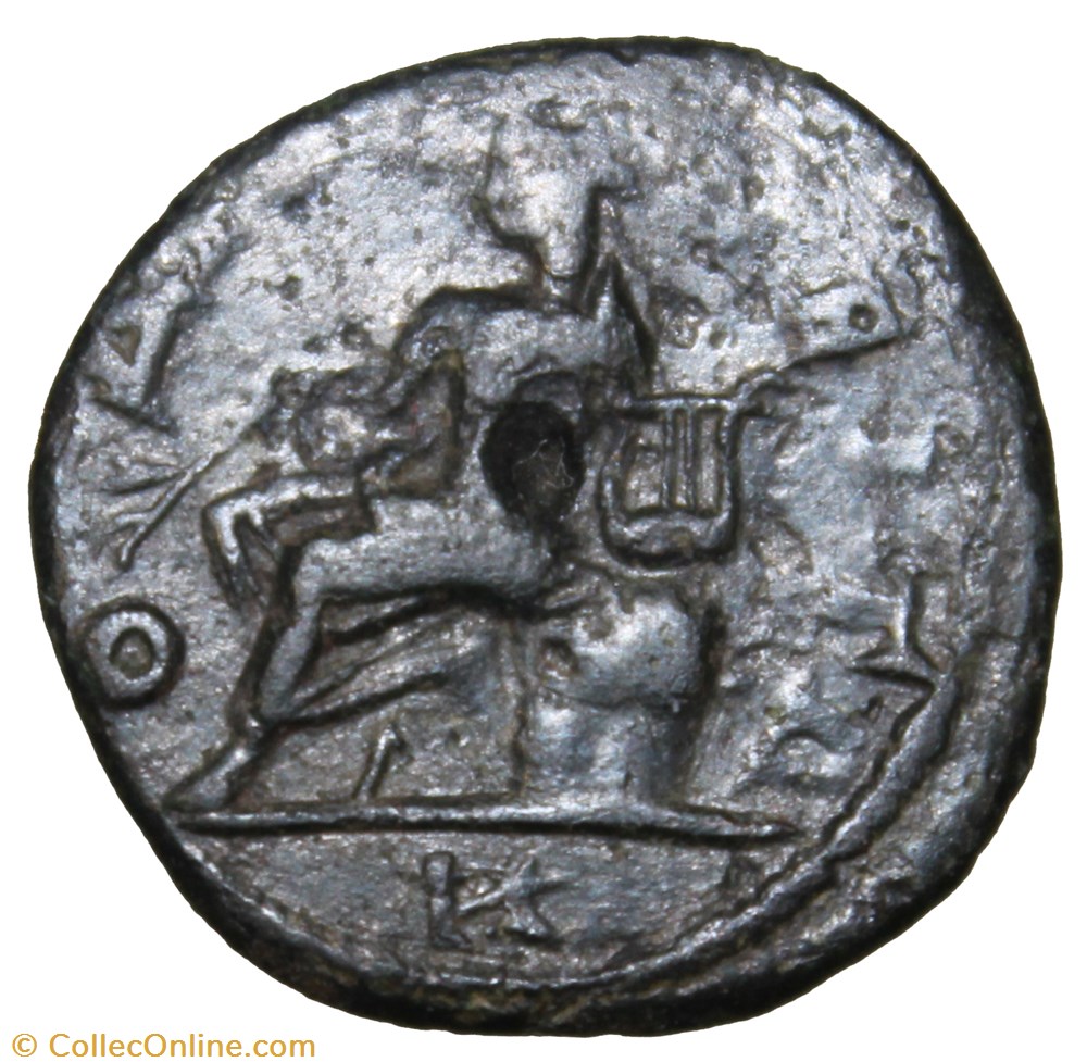 Assarion Apollon monnaie antique av jc romaine provinciale assarion apollon