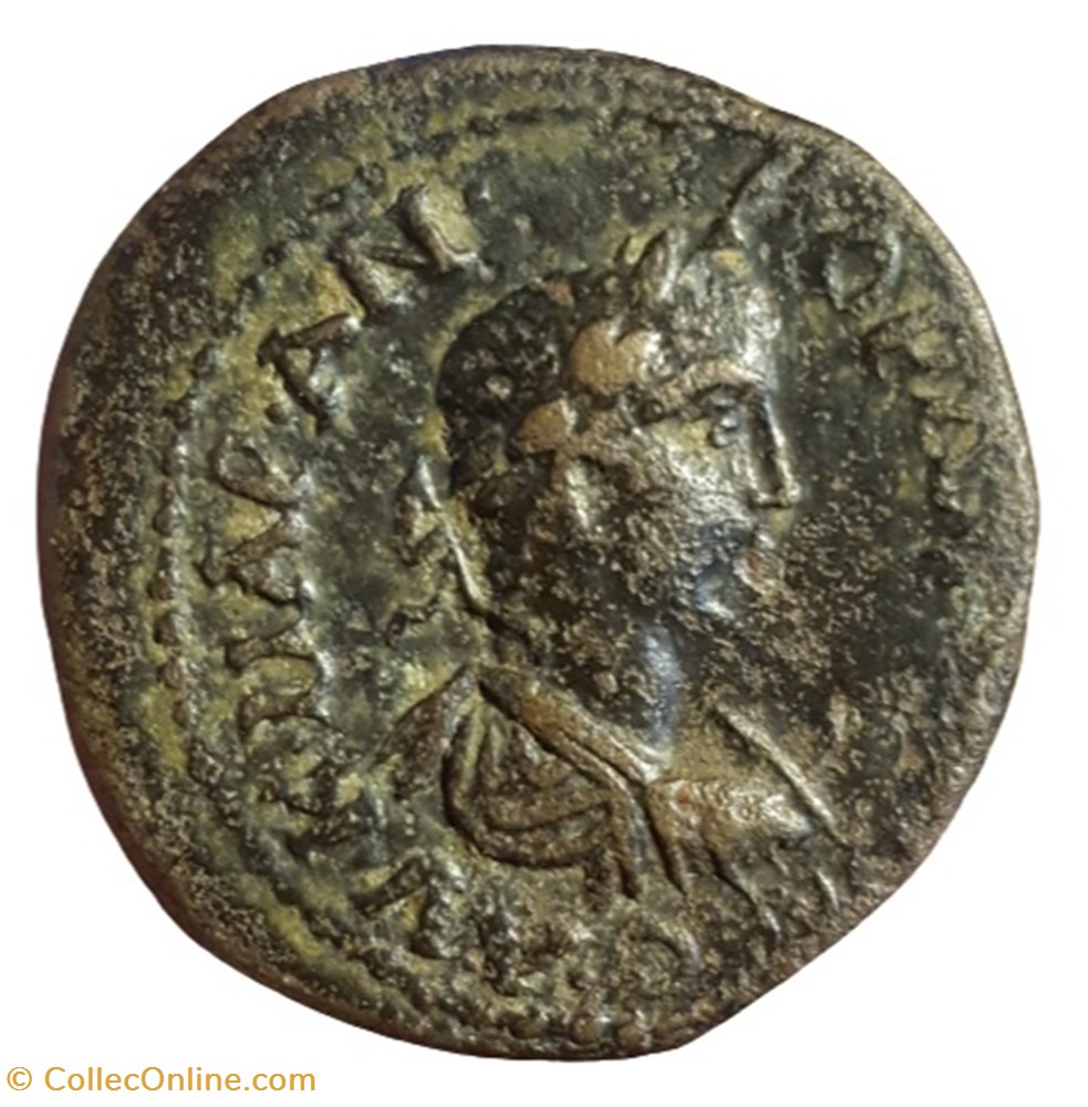 Sillyon Ae25 Tyche monnaie antique av jc ap romaine provinciale sillyon ae25 tyche