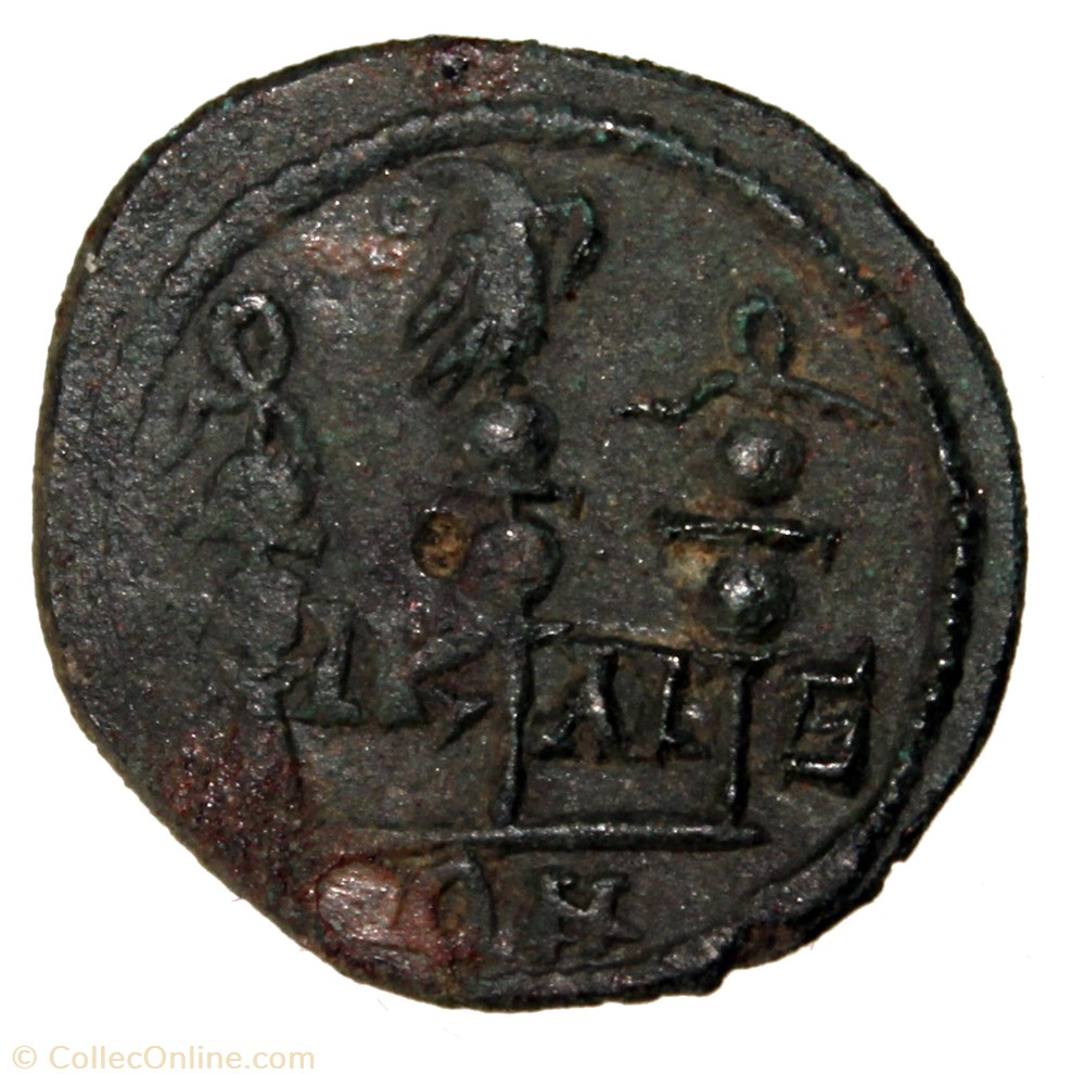 Gordien AE20 3 étendards monnaie antique av jc ap romaine provinciale gordien ae20 3 etendards