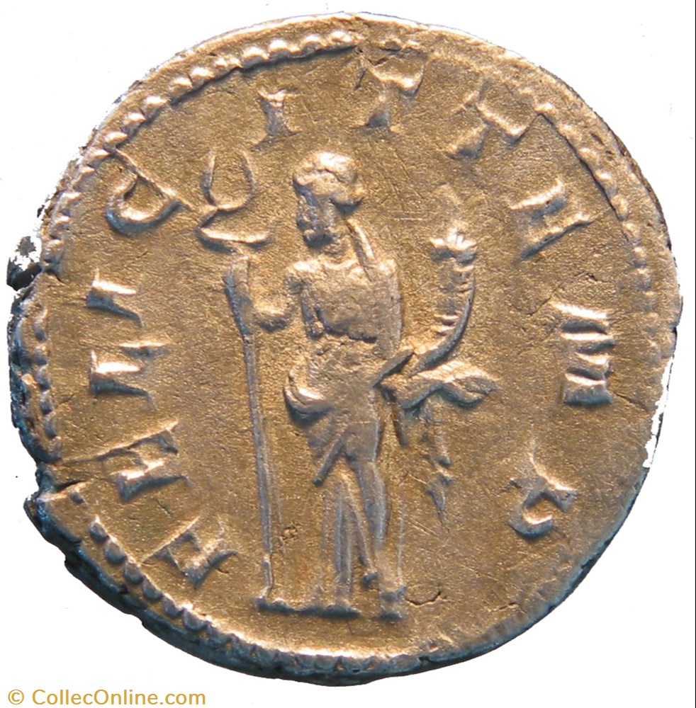 antoninien 5e émission Felicitas monnaie antique av jc ap romaine antoninien 5e emission felicitas