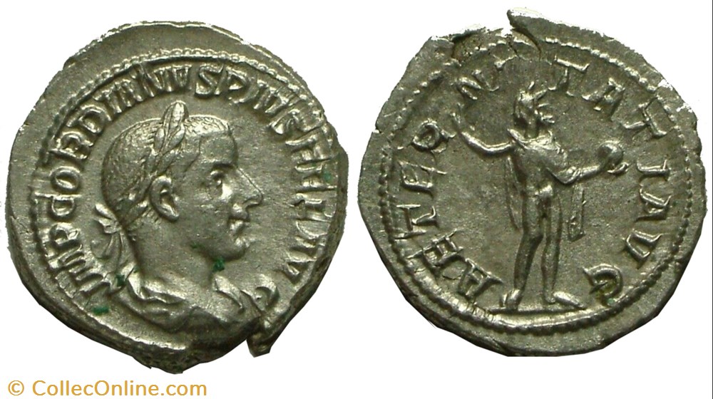 Denier 4e émission AETERNITATI AVG monnaie antique jc ap romaine denier 4e emission aeternitati avg