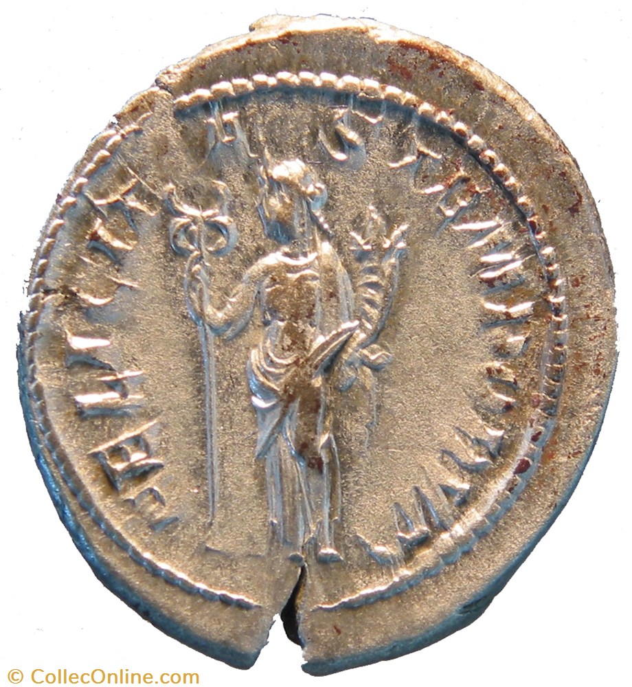antoninien 5e émission Felicitas monnaie antique av jc ap romaine antoninien 5e emission felicitas