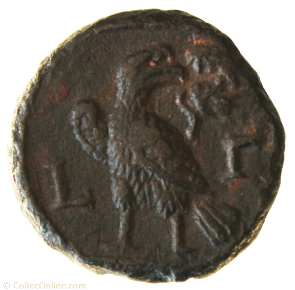 Gordien Auguste an 3 aigle monnaie antique av jc ap romaine provinciale gordien auguste an 3 aigle