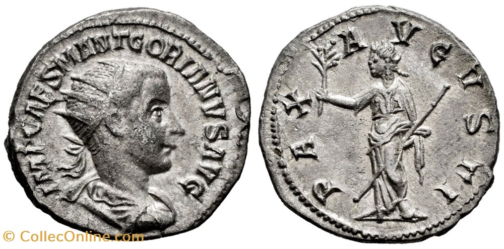 Antoninien 1ere émission Pax fauté monnaies antiquite av jc ap romaines republicaines imperiales antoninien 1ere emission pax faute