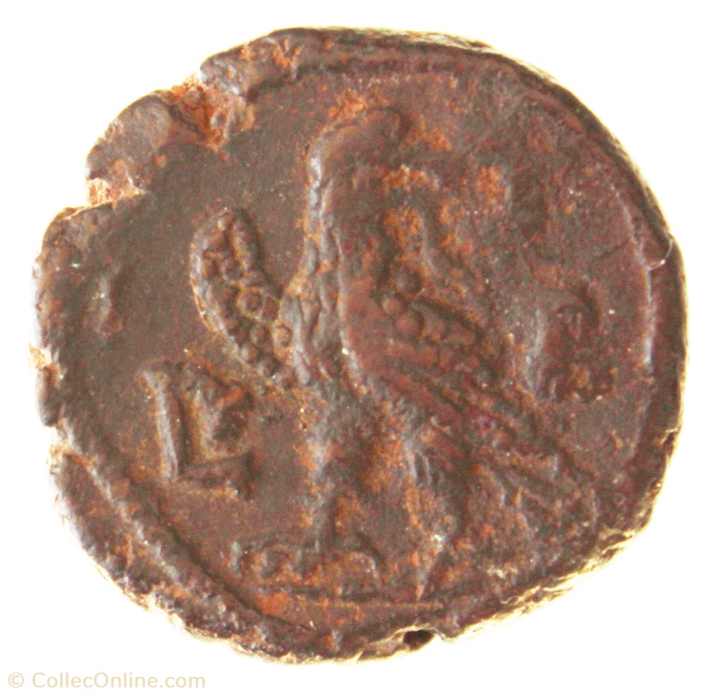 Gordien Auguste an 2 Aigle monnaie antique av jc ap romaine provinciale gordien auguste an 2 aigle