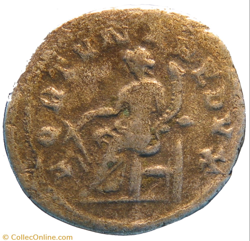 Antoninien 2eme émission phase B Fortuna monnaie antique av jc ap romaine antoninien 2eme emission phase b fortuna