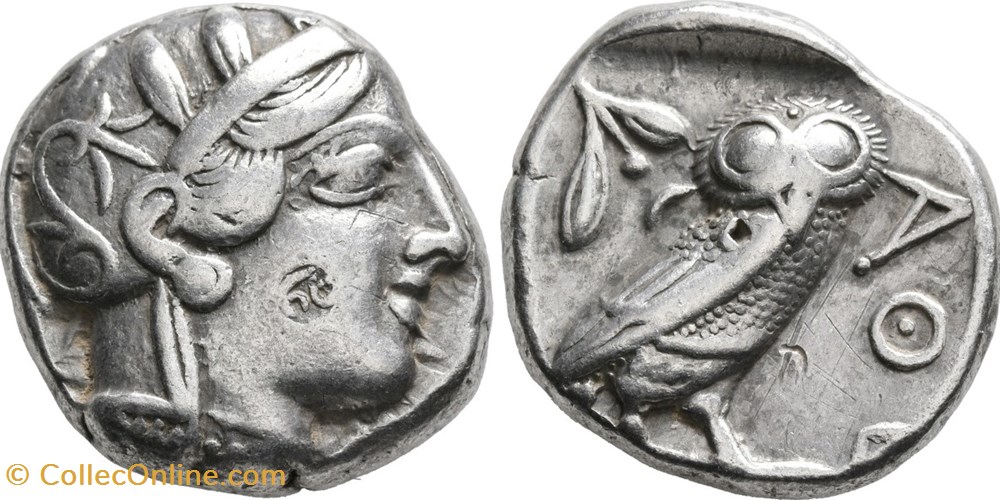 tétradrachme monnaies antiques grecques tetradrachme