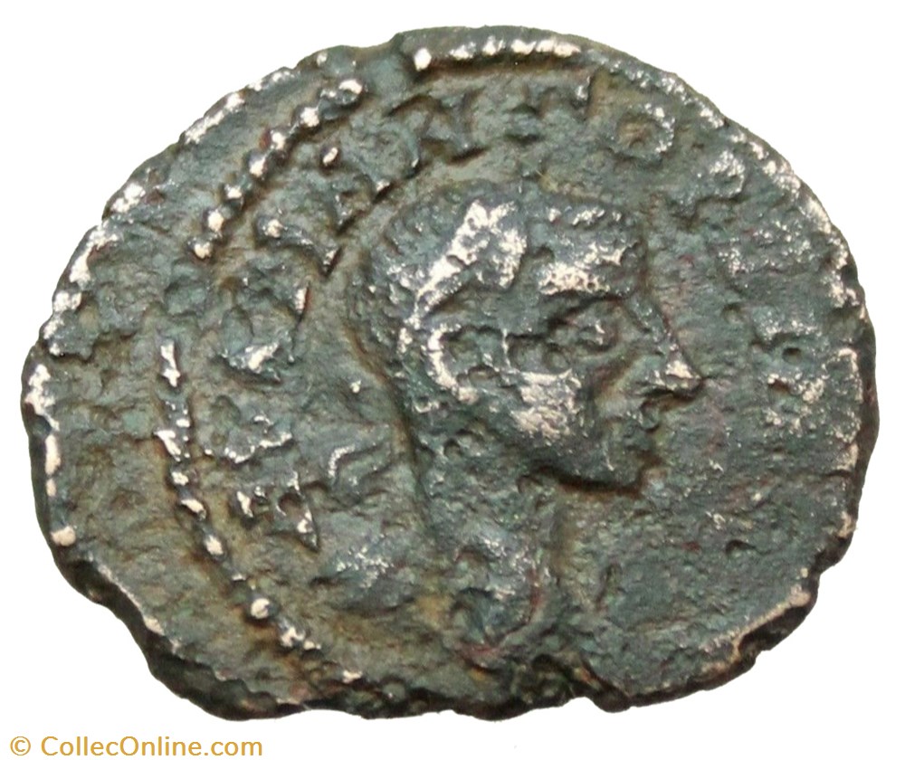 Gordien assarion Caducée monnaie antique av jc ap romaine provinciale gordien assarion caducee