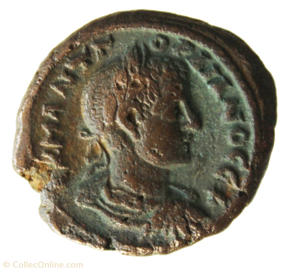 Gordien Auguste an 7 Dikaiosine monnaie antique av jc ap romaine provinciale gordien auguste an 7 dikaiosine