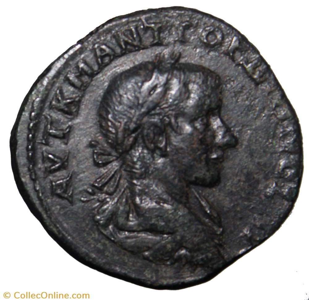 Gordien Tétrassaria Triptolémée monnaie antique av jc ap romaine provinciale gordien tetrassaria triptolemee