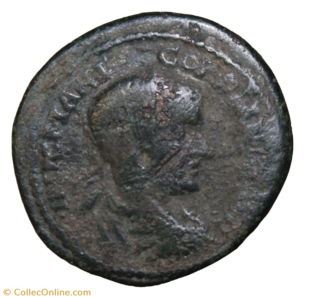 Diassaria Gordien lauré, Hades monnaie antique av jc ap romaine provinciale diassaria gordien laure hades