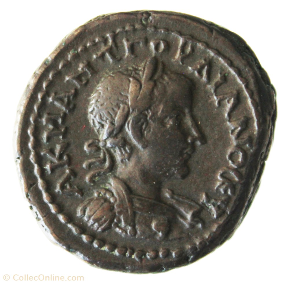 monnaie antique av jc ap romaine provinciale gordien auguste an 5 nike