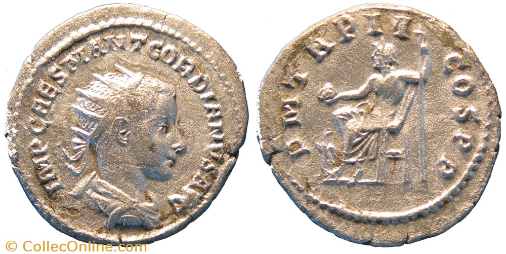 monnaies antiquite av jc ap romaines republicaines imperiales antoninien 1ere emission jupiter