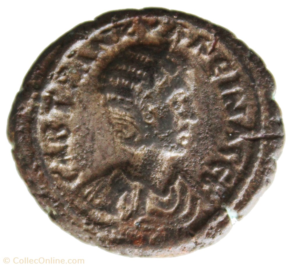 Tranquilline an 6 Homonia monnaie antique av jc ap romaine provinciale tranquilline an 6 homonia