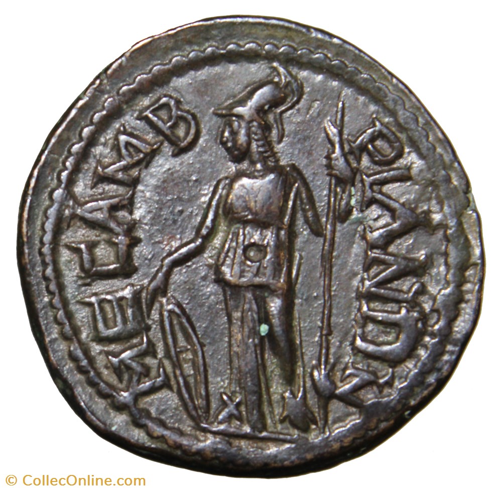 Mesambrie Gordien et Tranquilline Pentassaria Athena monnaie antique av jc ap romaine provinciale mesambrie gordien et tranquilline pentassaria athena