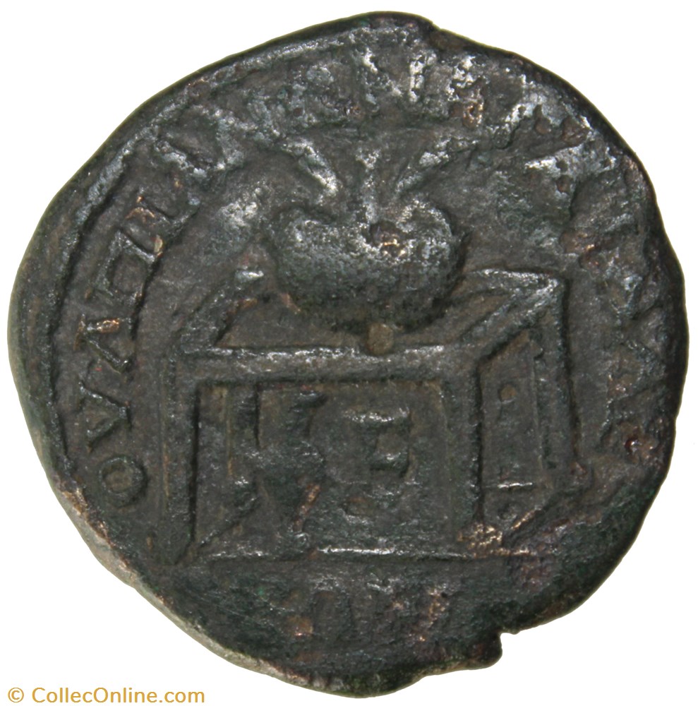 Pentassaria table et urne monnaie antique av jc ap romaine provinciale pentassaria table et urne