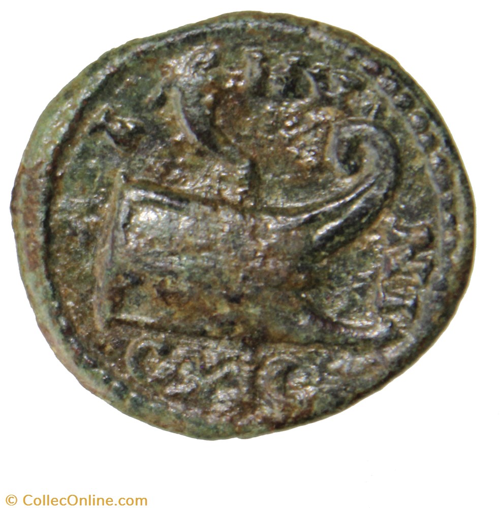 Coela Gordien diassaria (proue) monnaie antique av jc ap romaine provinciale coela gordien diassaria proue