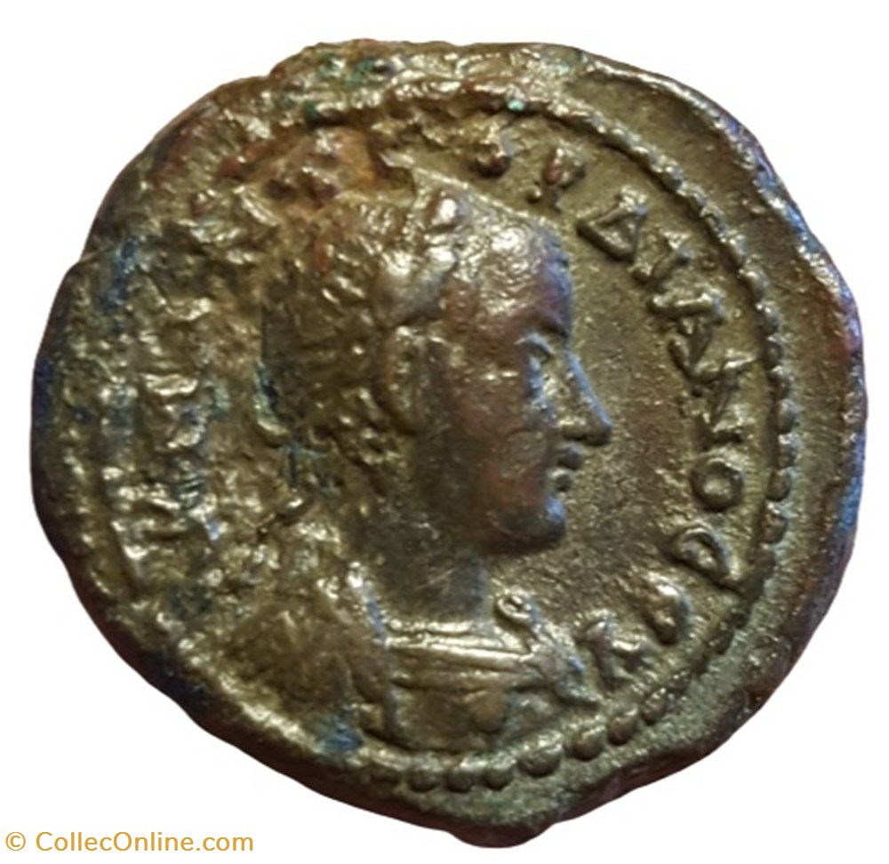Gordien auguste an 5 zeus monnaie antique av jc ap romaine provinciale gordien auguste an 5 zeus