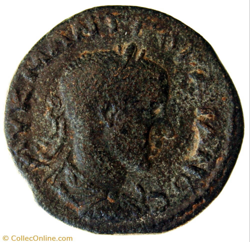 Tetrassaria an 6 Mont Argée sur un autel anépigraphe monnaie antique av jc romaine provinciale tetrassaria an 6 mont argee sur un autel anepigraphe
