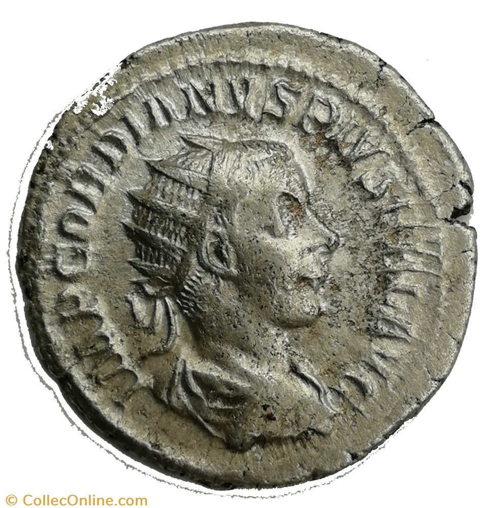 antoninien 3e émission 3e phase PAX hybride monnaie antique av jc ap romaine antoninien 3e emission 3e phase pax hybride
