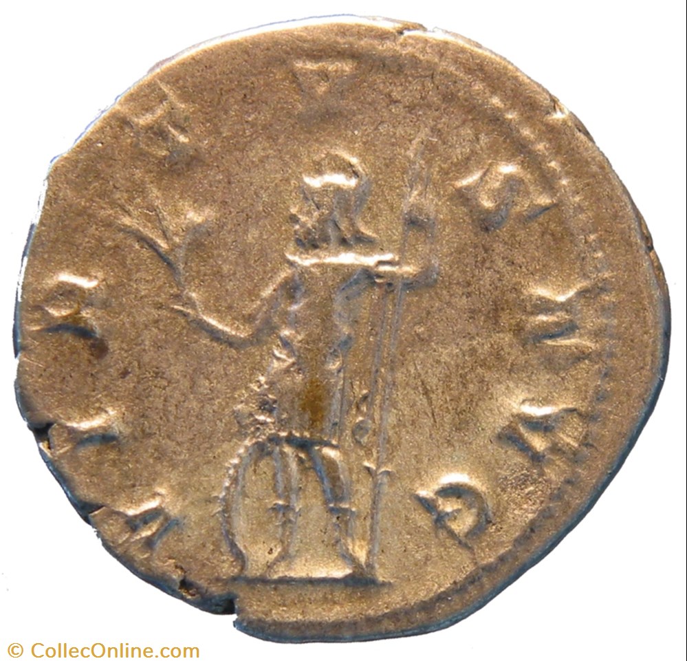 antoninien 3e émission 1ere phase Virtus monnaie antique av jc ap romaine antoninien 3e emission 1ere phase virtus