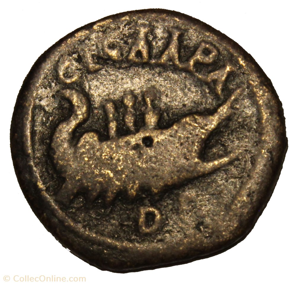 monnaie antique av jc romaine provinciale gordien iii apamea myrlea galere