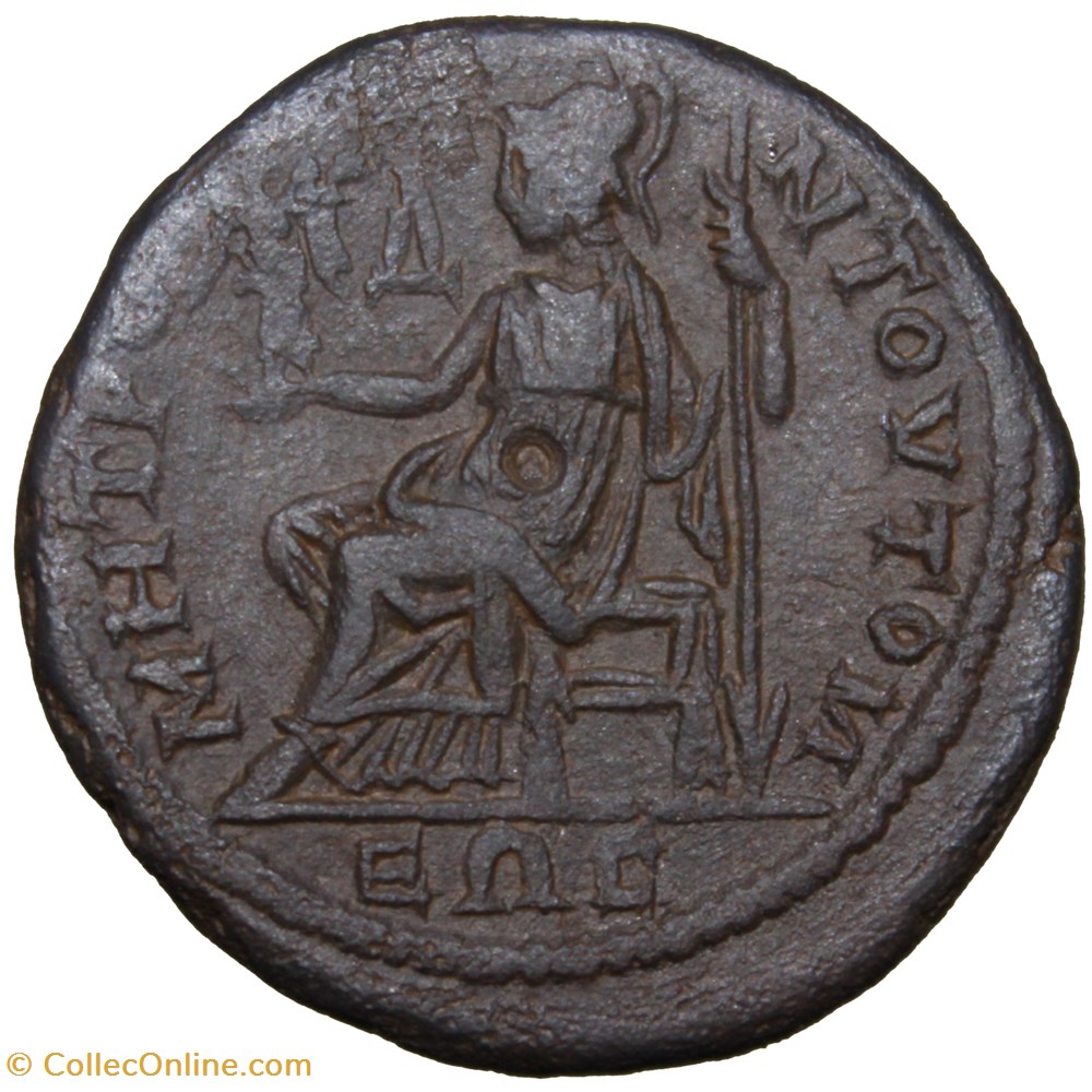 tetrasaria gordien Athena assise monnaie antique av jc ap romaine provinciale tetrasaria gordien athena assise