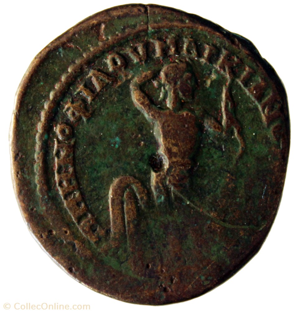 Tétrassaria Apollon monnaie antique av jc romaine provinciale tetrassaria apollon