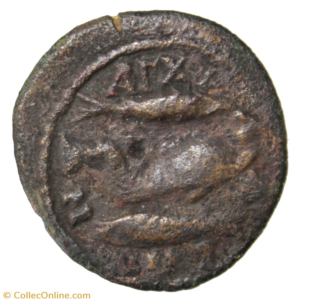 Triassaria dauphin monnaie antique av jc ap romaine provinciale triassaria dauphin
