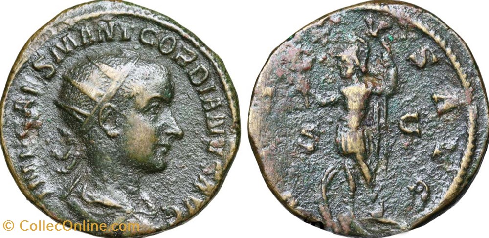 dupondius 3e émission première phase VIRTVS AVG monnaies antiques romaines republicaines imperiales dupondius 3e emission premiere phase virtvs avg